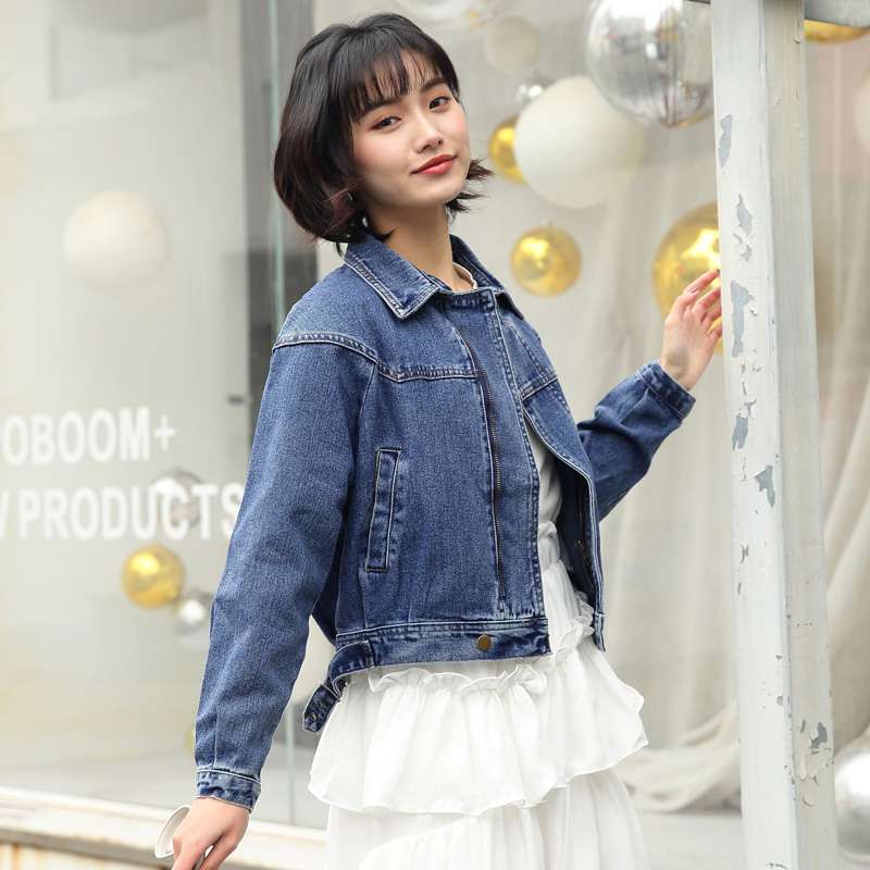 ふんわりシルエットデニムジャケット