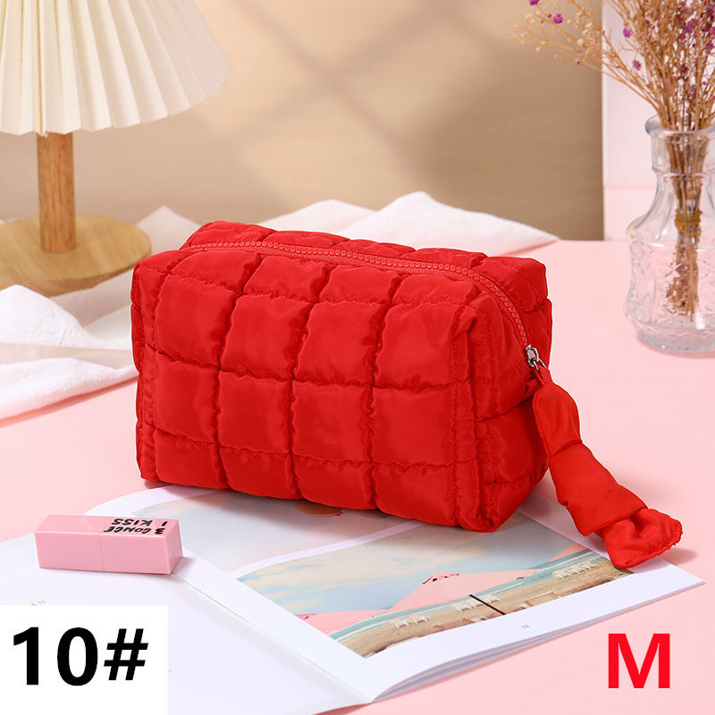 ジュエリーボックス 布製キルティング小物入れ ニポーチ 化粧品収納