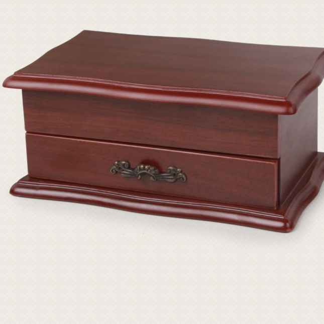 ジュエリーボックス 木製格調高い引き出し付きジュエリーボックス