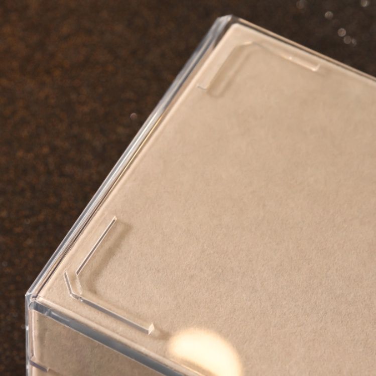 ジュエリーボックス 三段引き出し式透明蓋付きジュエリー収納ケース　アクリル