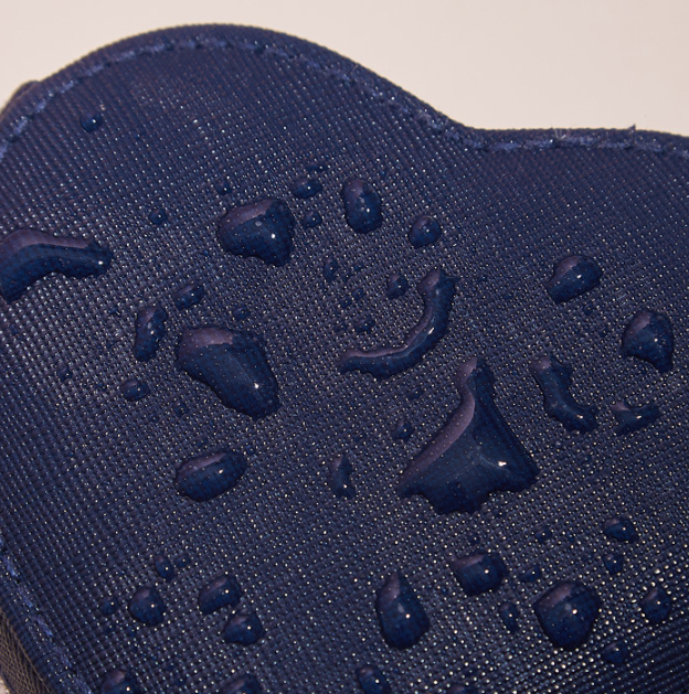 レザー製ハート型ジュエリーボックス コンパクト収納ケース