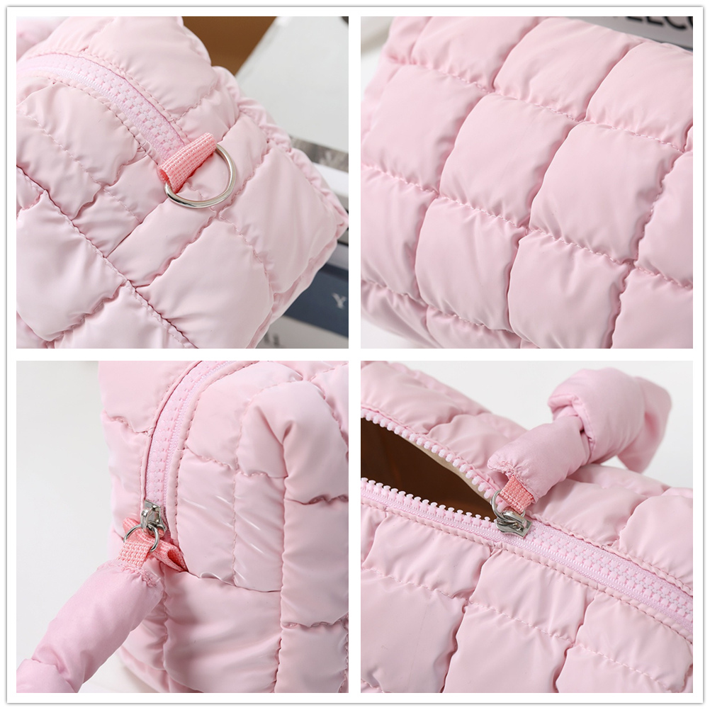 ジュエリーボックス 布製キルティング小物入れ ニポーチ 化粧品収納