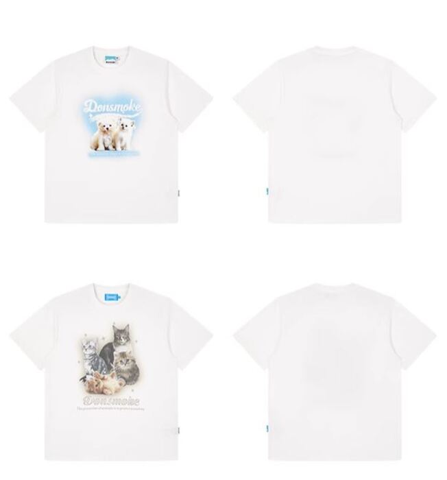 レトロっぽさがかわいい！ 地雷系プリントTシャツ