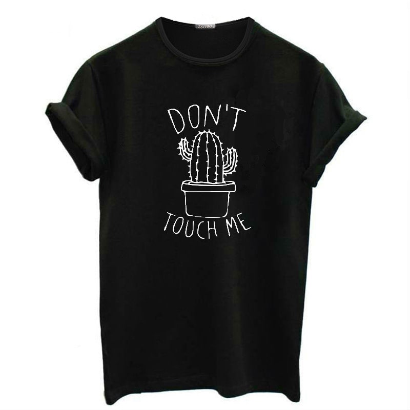 地雷系ファッションサボテンTシャツ