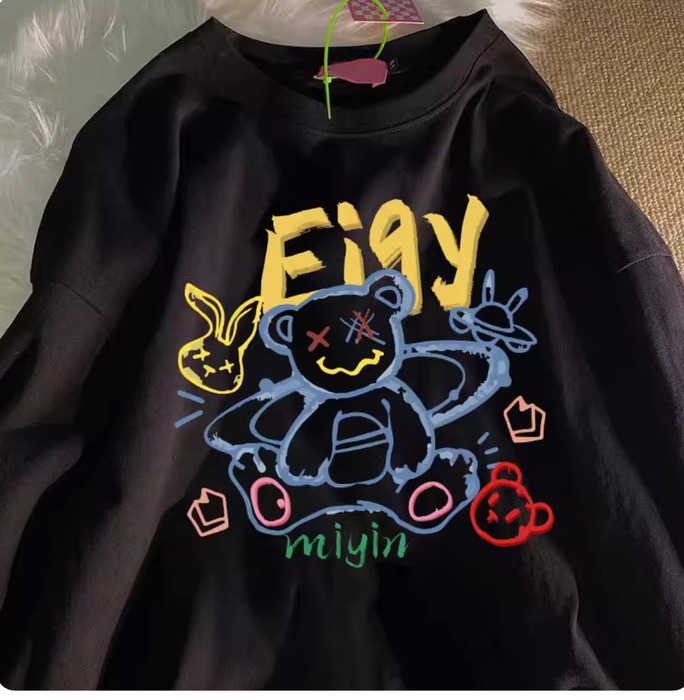 地雷系　ミステリーベアトレーナーＴシャツ