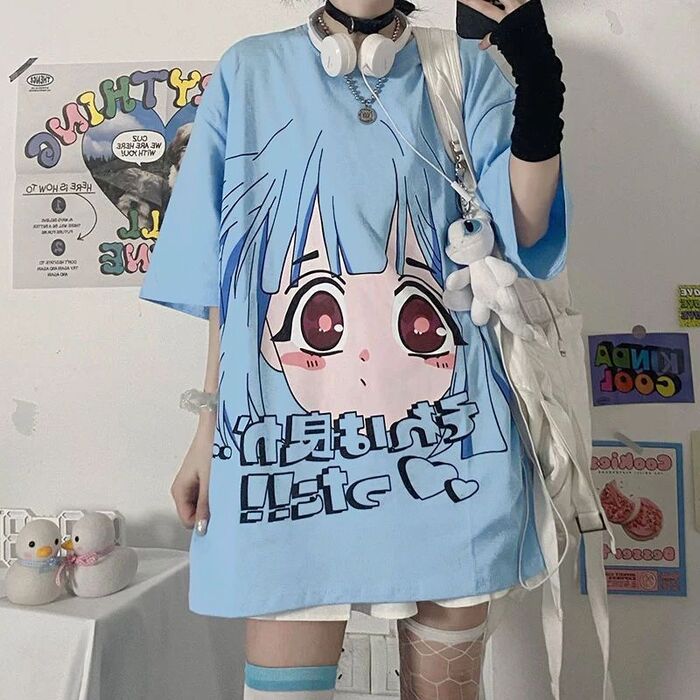 地雷系どでかゴスロリレディースＴシャツ