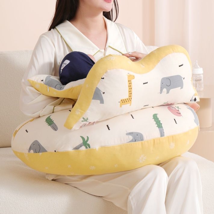 授乳クッション 両手解放型エアー授乳クッション