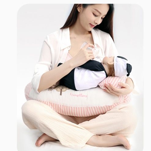 授乳クッション ふんわり雲柄エアー授乳クッション