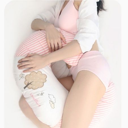授乳クッション ふんわり雲柄エアー授乳クッション
