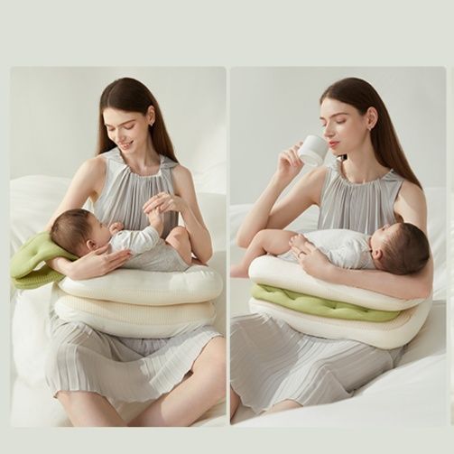 授乳クッション 多機能しっかり支える硬め授乳サポート枕