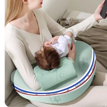 授乳クッション 多機能硬め授乳クッション斜坡枕付きセット