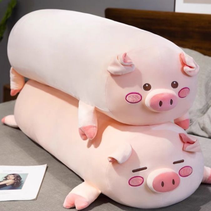 授乳クッション 可愛い豚さん形状ビーズクッション抱き枕