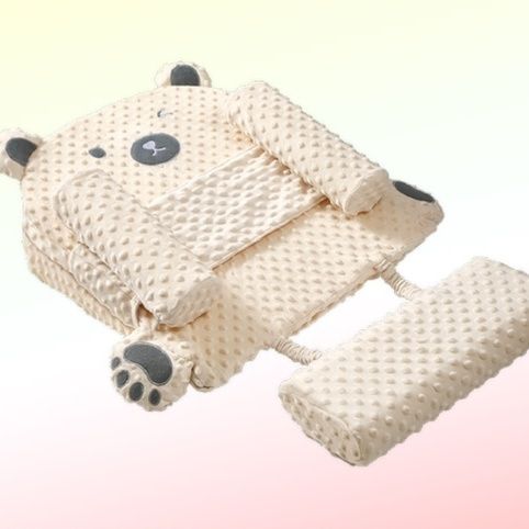 授乳クッション 多機能クマちゃん硬め授乳サポート枕