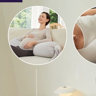 授乳クッション 多機能妊娠出産サポートビーズクッション