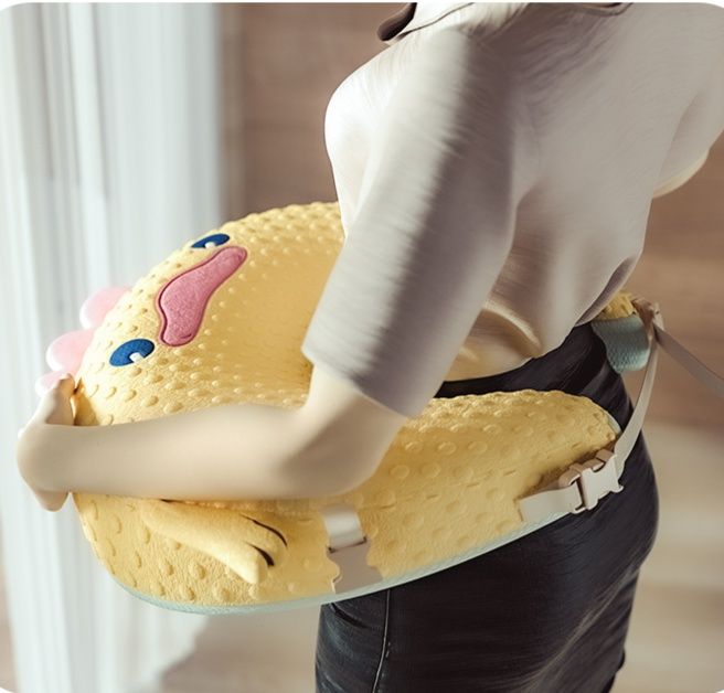 授乳クッション ふわふわ動物型エアー授乳クッション