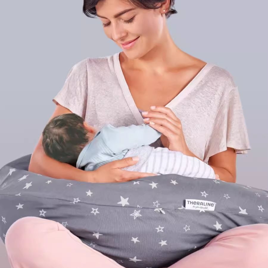 授乳クッション 星柄多機能授乳クッション空気注入式