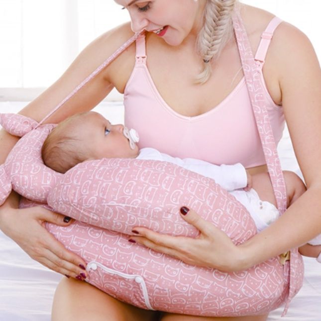 授乳クッション 安定感抜群硬めサポート授乳枕