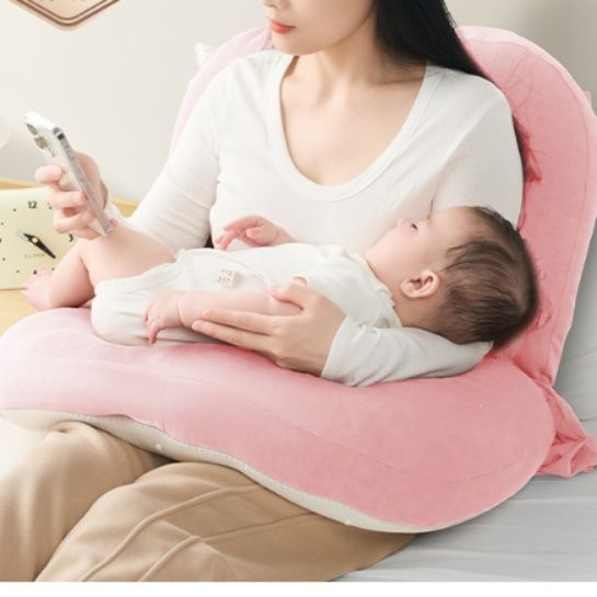 授乳クッション 6 in 1多機能微細ビーズ授乳クッション