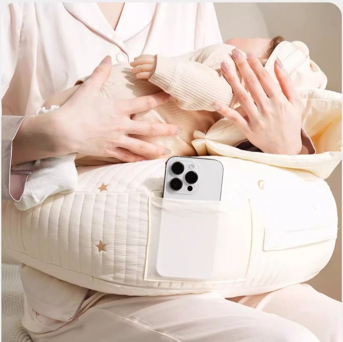 授乳クッション 赤ちゃん快適十五度傾斜授乳枕
