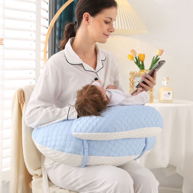 授乳クッション しっかり支える硬質綿入り授乳サポートクッション