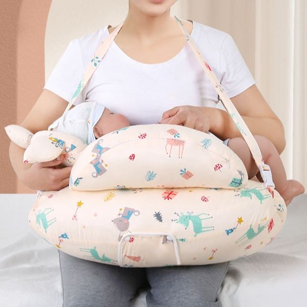 授乳クッション 安定感抜群多機能硬め授乳サポートクッション