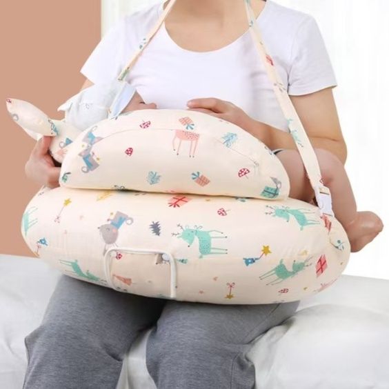 授乳クッション 安定感抜群多機能硬め授乳サポートクッション