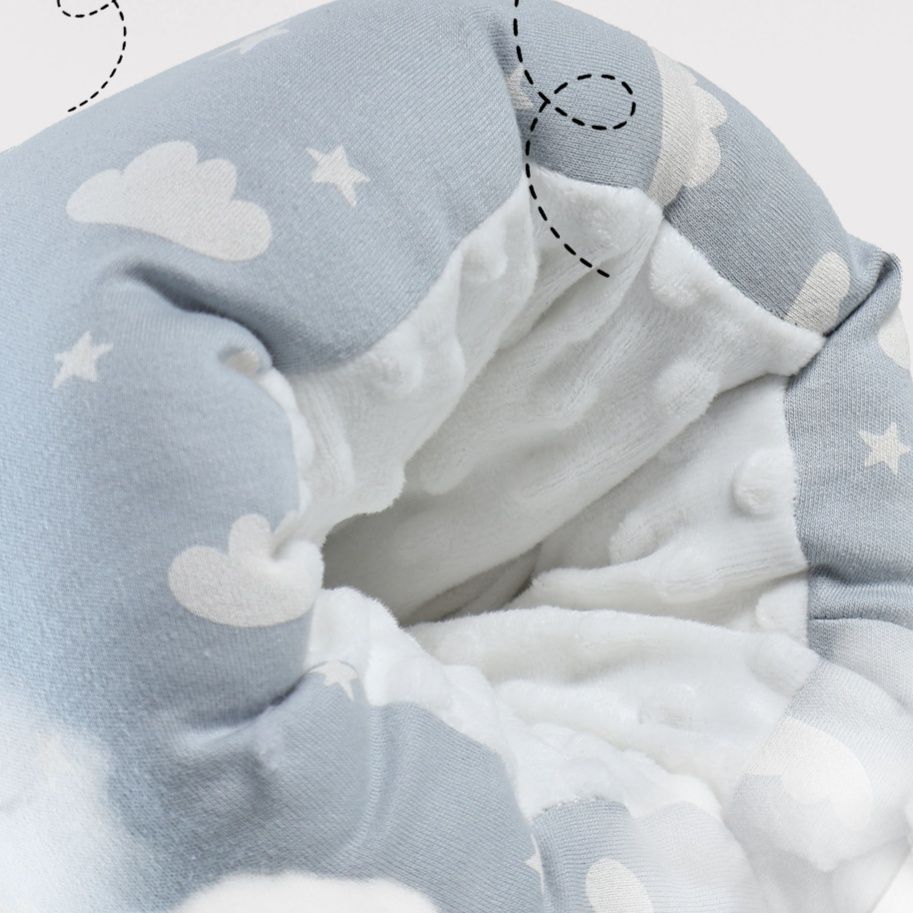 授乳クッション硬め 三日月型綿100%授乳クッション