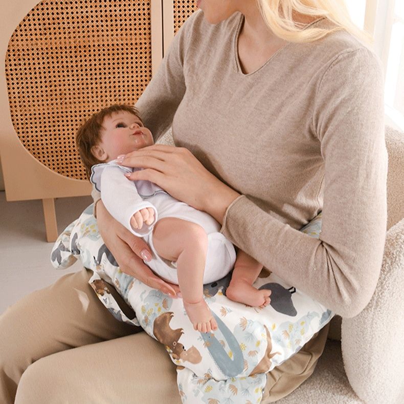 授乳クッションエアー 空気式ふんわり快適授乳サポート枕