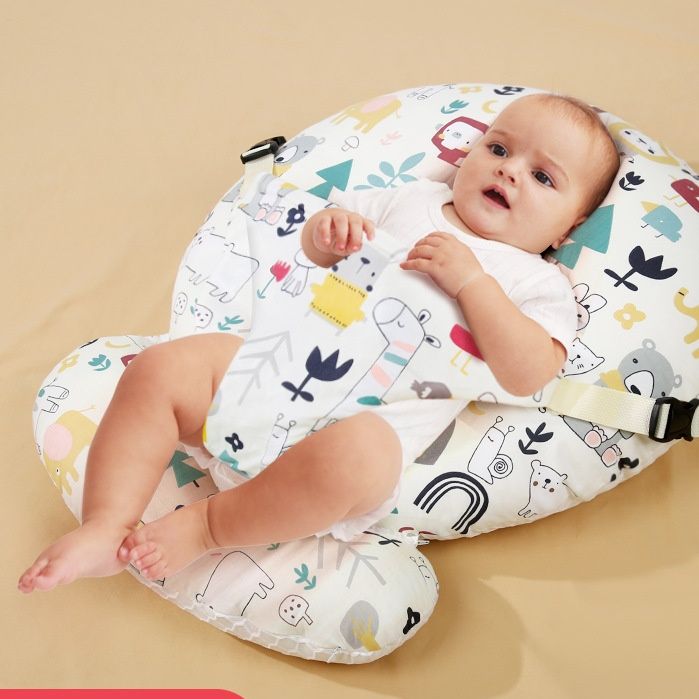 授乳クッションエアー 空気注入式多機能授乳クッション収納袋付き