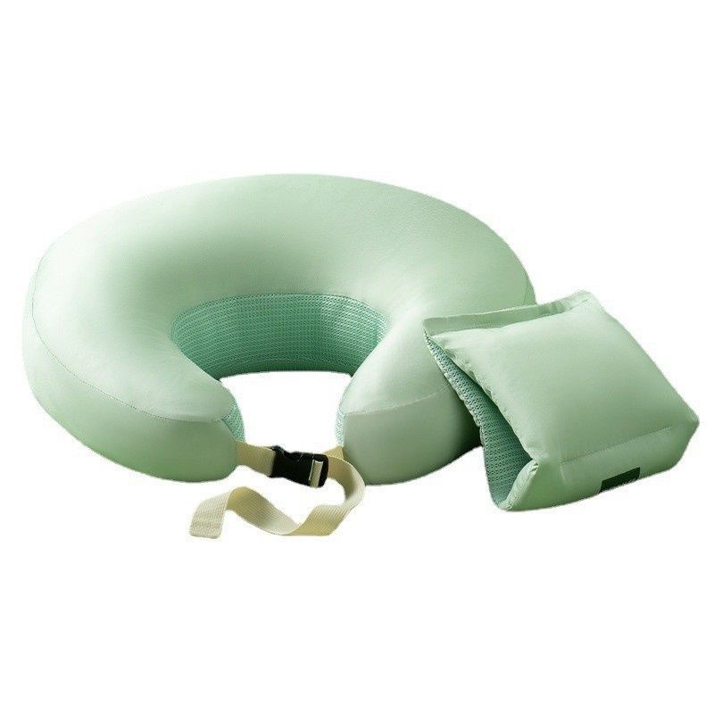 授乳クッションエアー 軽量通気性エアー授乳クッション腰背中サポート付き