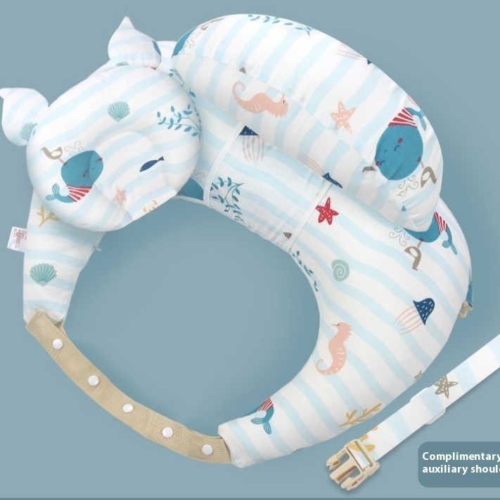 授乳クッション 肩掛け式しっかり支える硬め授乳クッション