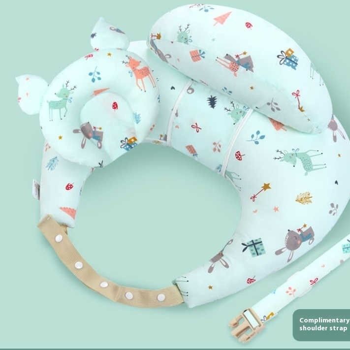 授乳クッション 肩掛け式しっかり支える硬め授乳クッション