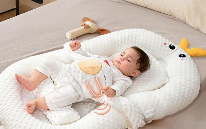 授乳クッション 多機能ビーズ入り転落防止授乳寝床クッション