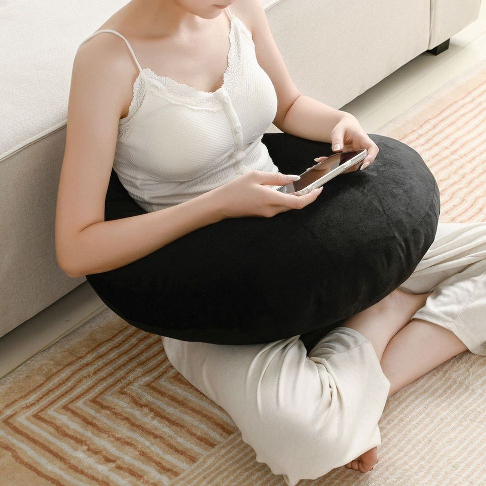 授乳クッション しっかり支える硬め授乳クッション 三日月型