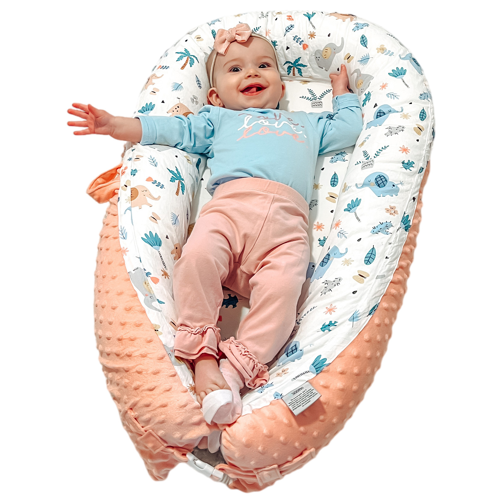 授乳クッション 硬め中綿たっぷり多機能ベビーネスト