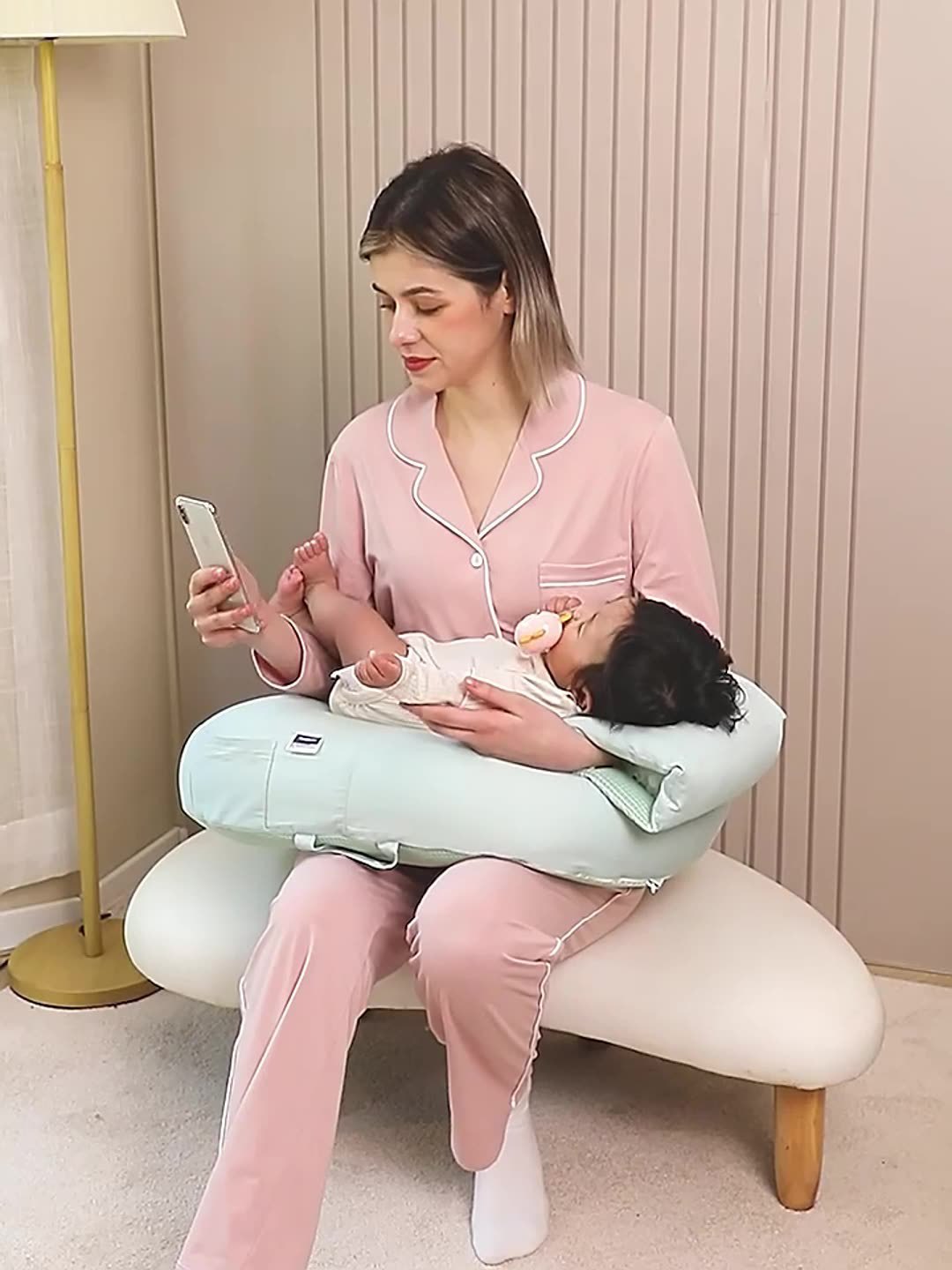 授乳クッション エアー多機能エアー構造授乳補助クッション