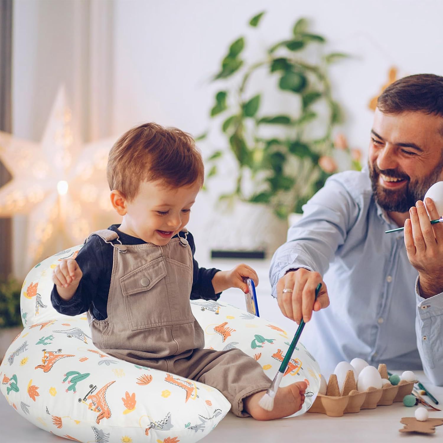 授乳クッション しっかり支える　硬め多機能