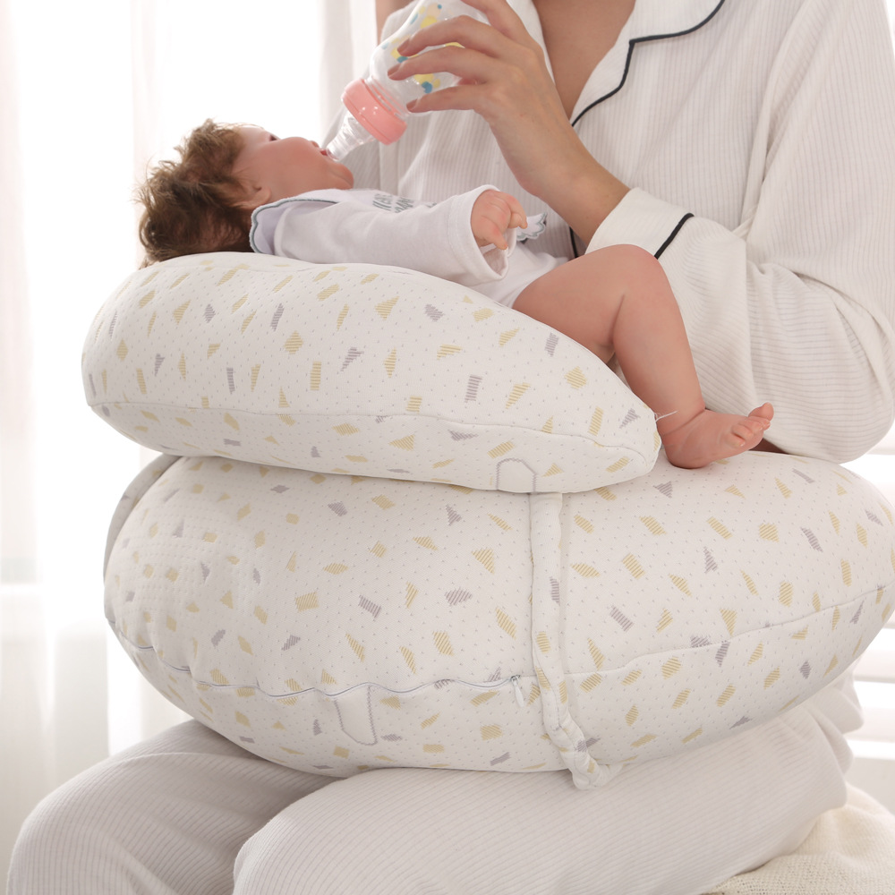 多機能ビーズ入り授乳クッション二段式
