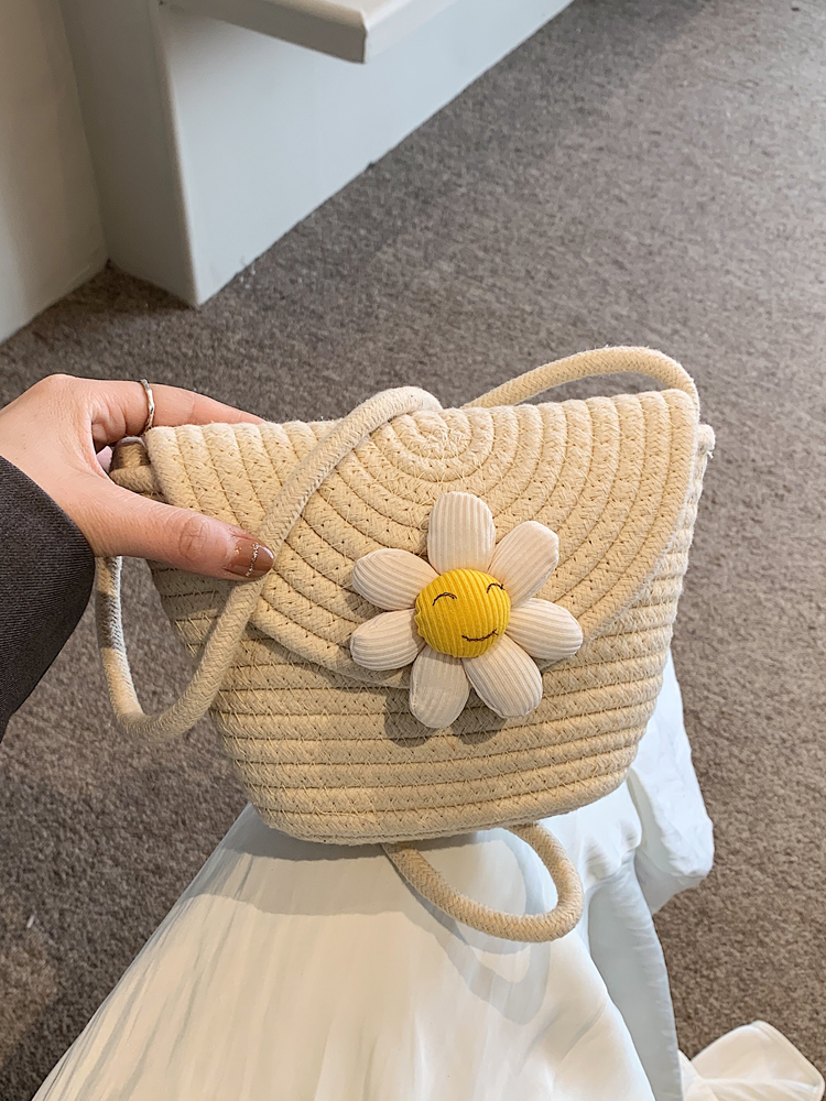 カゴバッグ ほほえみ デイジーカゴショルダー
