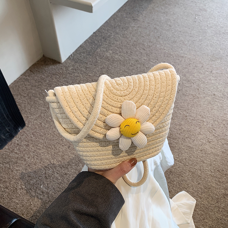 カゴバッグ ほほえみ デイジーカゴショルダー