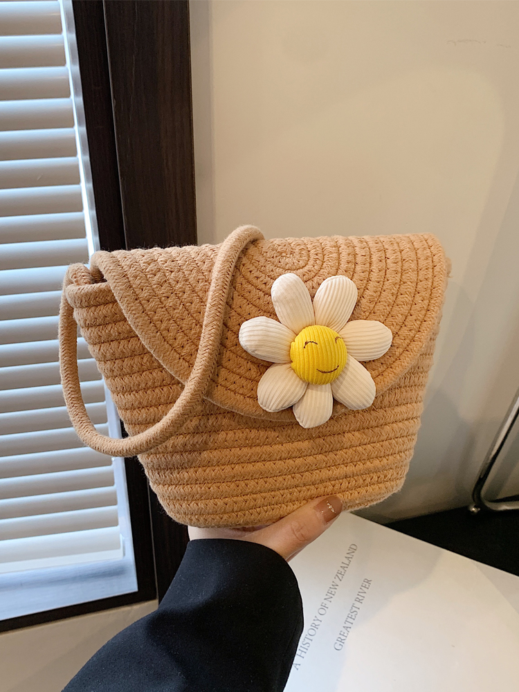 カゴバッグ ほほえみ デイジーカゴショルダー