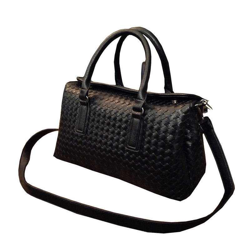 カゴバッグ 職人技が光る編み込みハンドバッグ型カゴバッグ