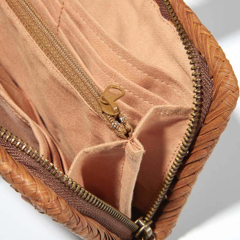 カゴバッグ 立体花編み手提げクラッチバッグ