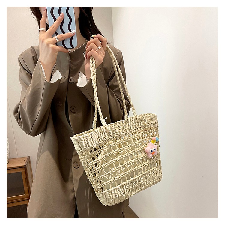 カゴバッグ 夏色かわいい ゆったりメッシュ かごトート