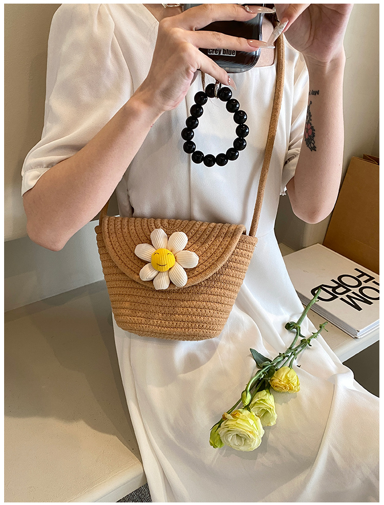 カゴバッグ ほほえみ デイジーカゴショルダー