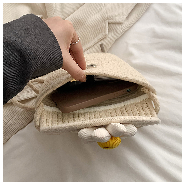 カゴバッグ ほほえみ デイジーカゴショルダー