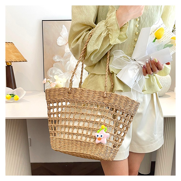 カゴバッグ 夏色かわいい ゆったりメッシュ かごトート