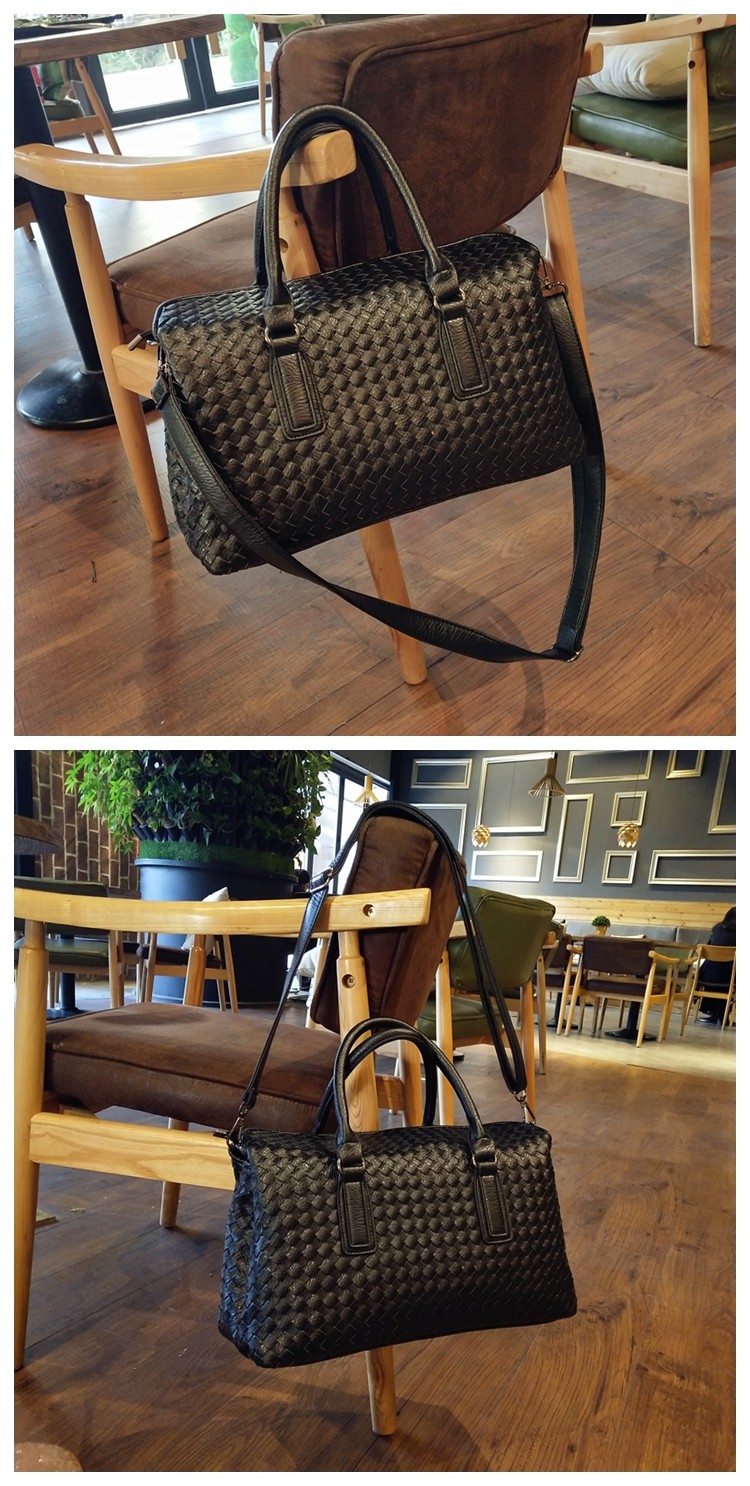 カゴバッグ 職人技が光る編み込みハンドバッグ型カゴバッグ