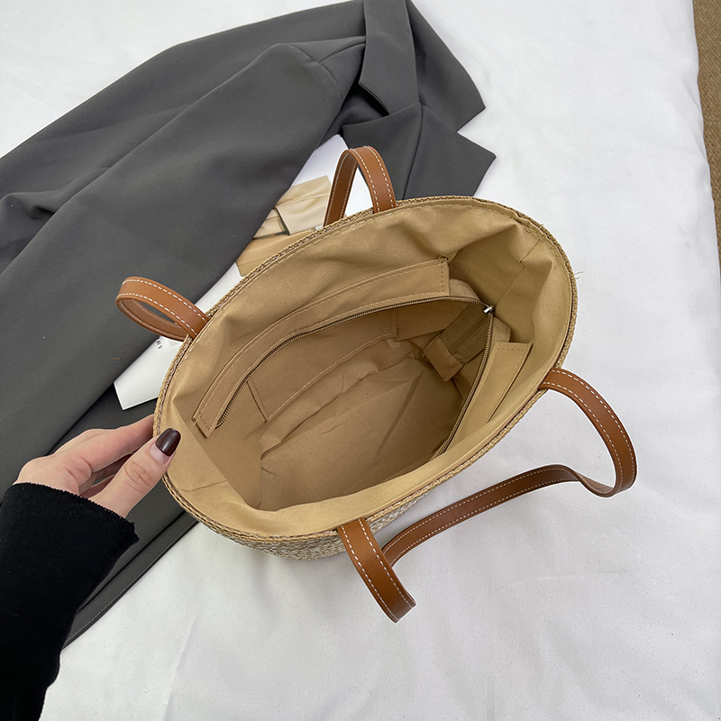 カゴバッグ 爽やかストライプ カゴトート