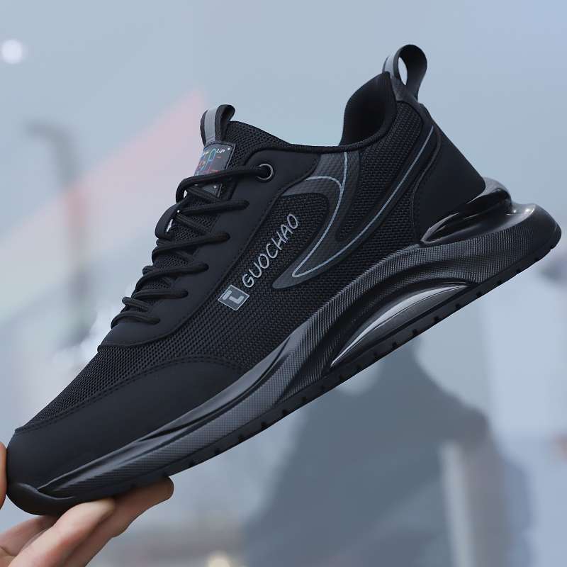 男性用軽量通気性フィットネスシューズ